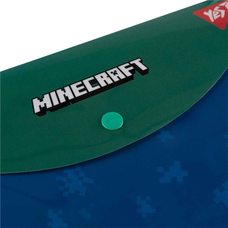 Папка конверт Yes Minecraft Creeper B5 на кнопке , 492225