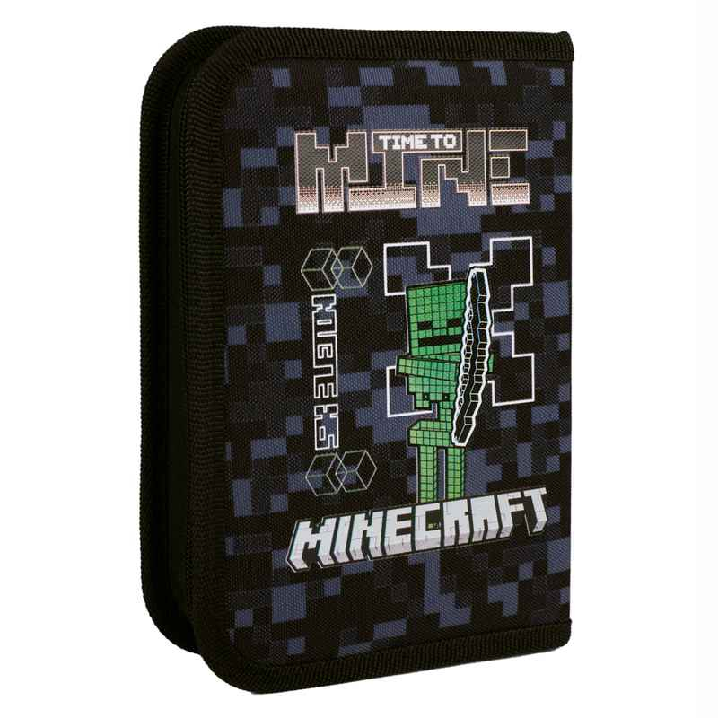 Пенал шкільний Yes Minecraft Alpha HP-02, 533655 одинарний без клапана