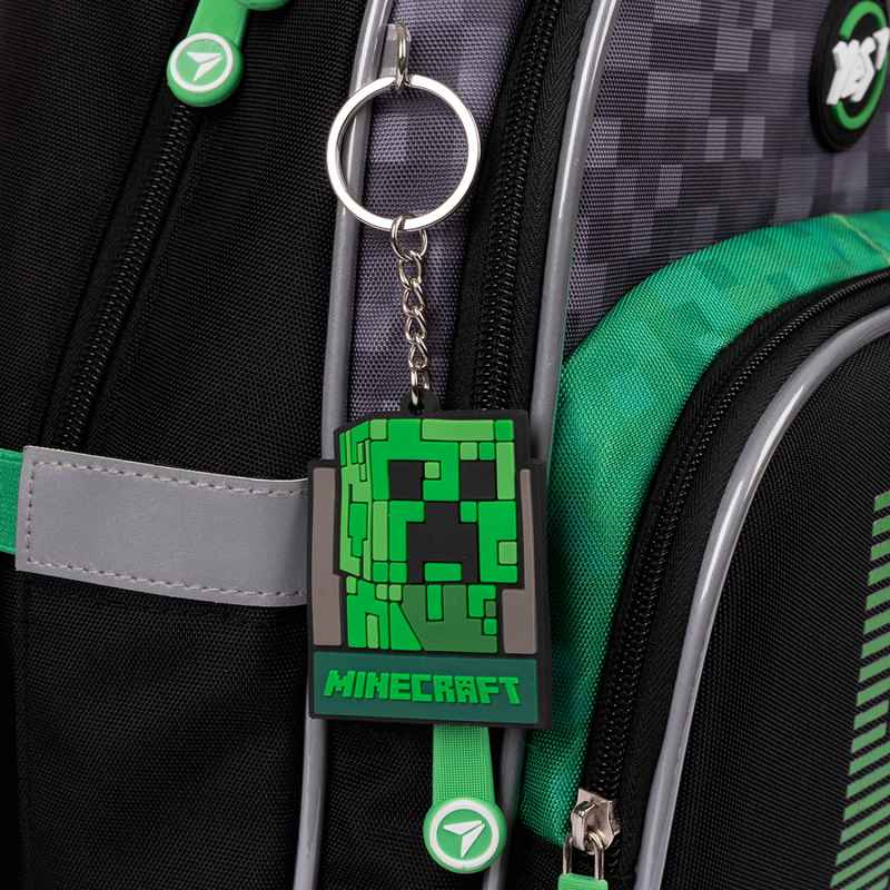 Рюкзак школьный полукаркасный YES Minecraft World S-91, 550006