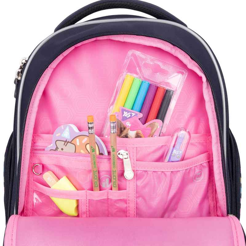 Рюкзак шкільний напівкаркасний YES S-84 Girls style, 552385