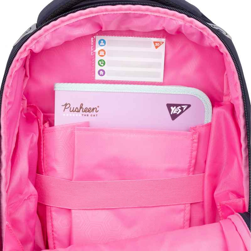 Рюкзак шкільний напівкаркасний YES S-84 Girls style, 552385