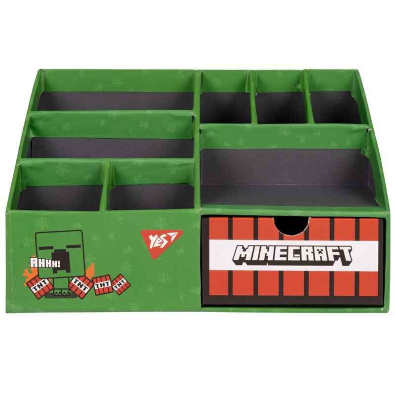 Органайзер настольный Yes Minecraft картон 708221, 8 отделений