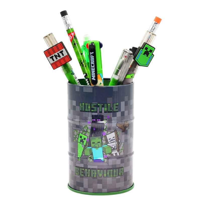 Стакан-подставка бочка Yes Minecraft 708376, металл