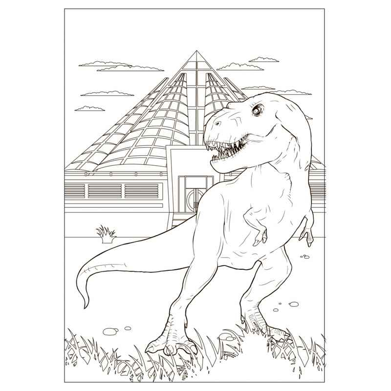 Розмальовка А4 YES Jurassic park 742916, 12 стор.