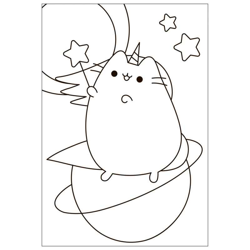 Розмальовка А4 YES Pusheen 742918, 12 стор.