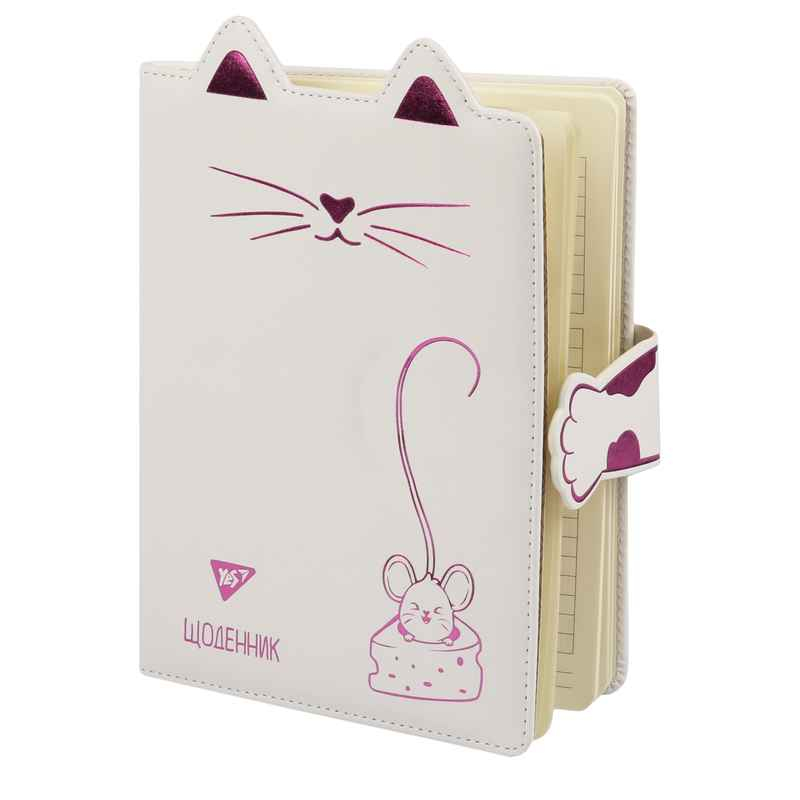 Дневник школьный YES PU Mousetrap 911606, твердый