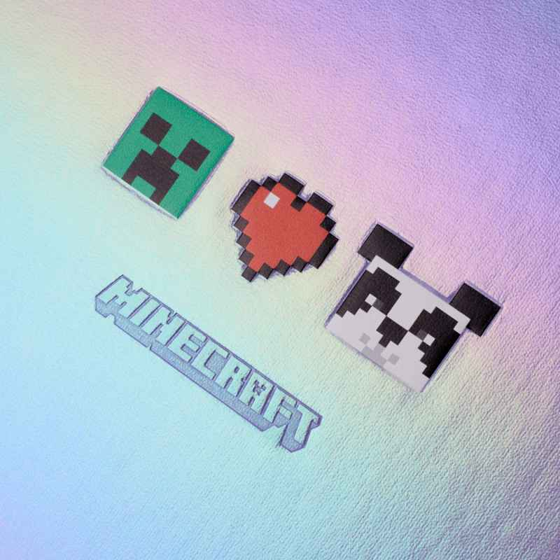 Дневник школьный YES Minecraft heart 911607, PU жесткий