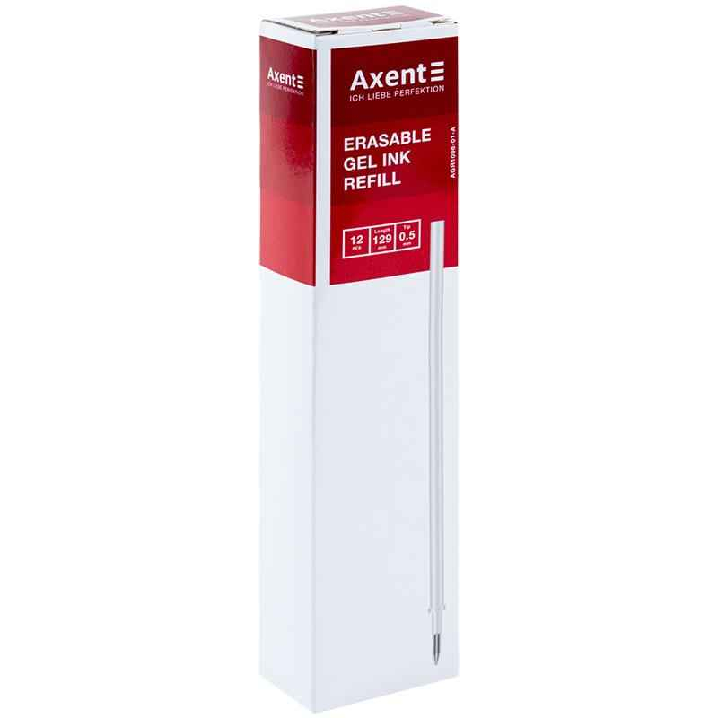 Стержень гелевый "пиши-стирай" Axent AGR1096-01-A, черный