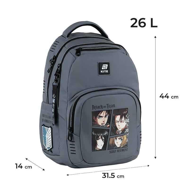 Рюкзак подростковый Kite Education Attack on Titan AT25-903L teens