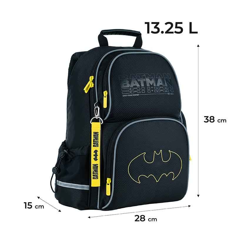 Рюкзак шкільний Kite Education DC Comics Batman DC24-702M (LED)