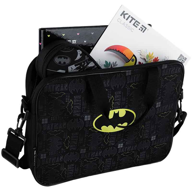 Шкільна текстильна сумка Kite DC Batman DC25-589