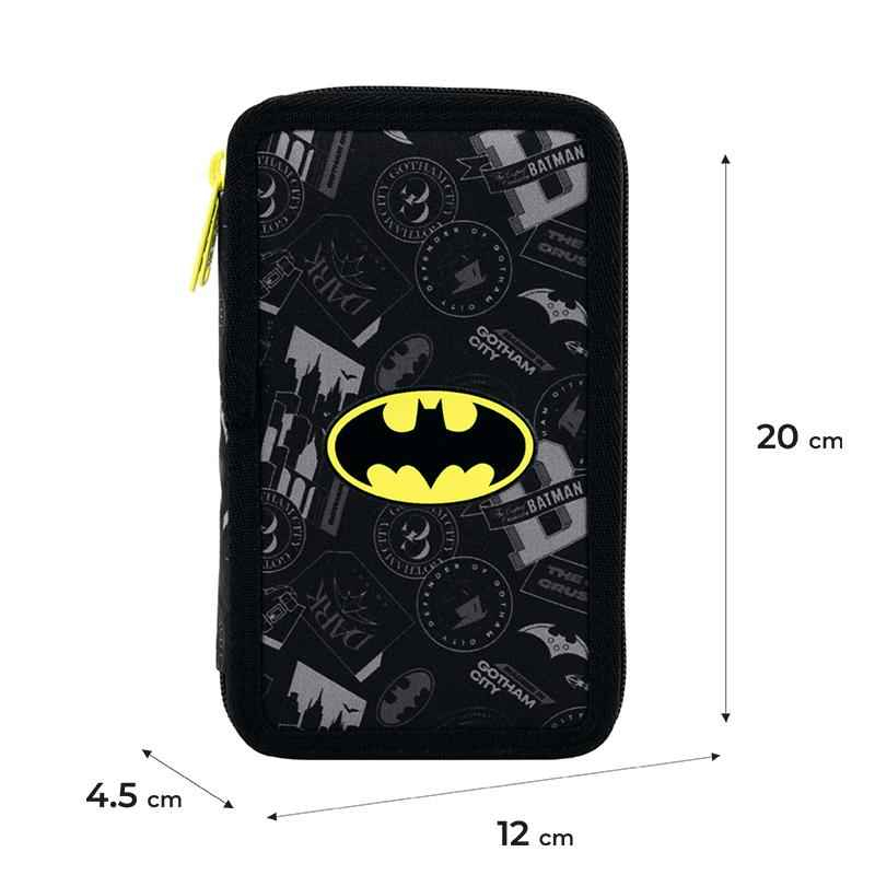 Пенал без наповнення Kite DC Batman DC25-623, 2 відділення