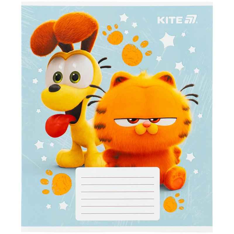 Зошит шкільний Kite Garfield GF25-235, 12 аркушів, коса лінія
