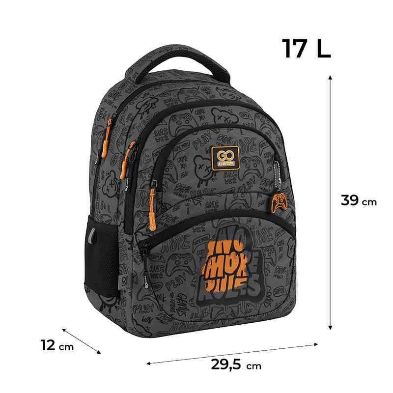 Рюкзак шкільний GoPack Education No More Rules GO25-175M-5