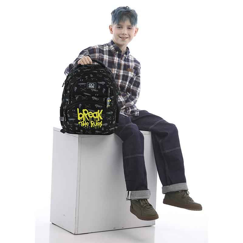 Рюкзак шкільний GoPack Education Break The Rules GO25-175M-6