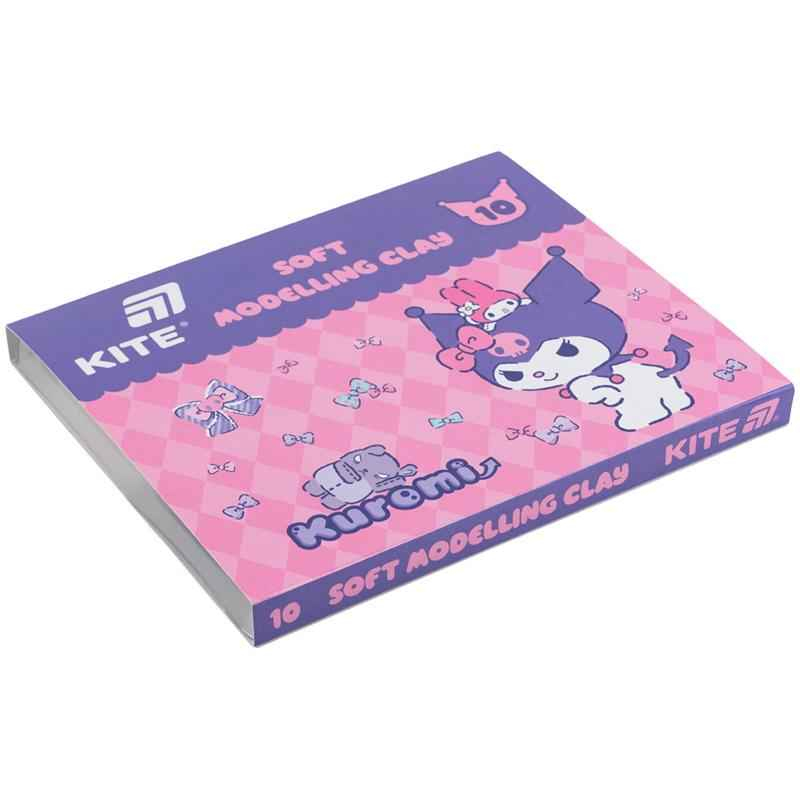 Пластилін Kite Kuromi HK24-084, 10 кольорів, 200 г