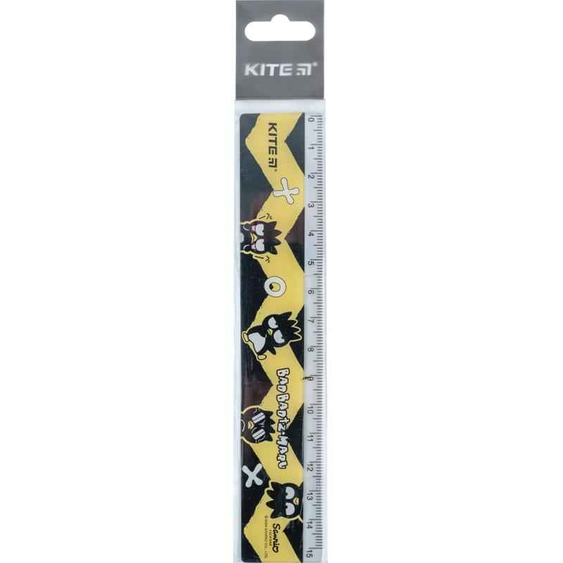 Лінійка пластикова Kite Bad Badtz-Maru HK24-090-3, 15 см