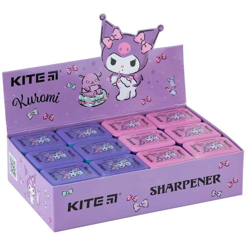 Точилка з контейнером прямокутна Kite Kuromi HK24-116