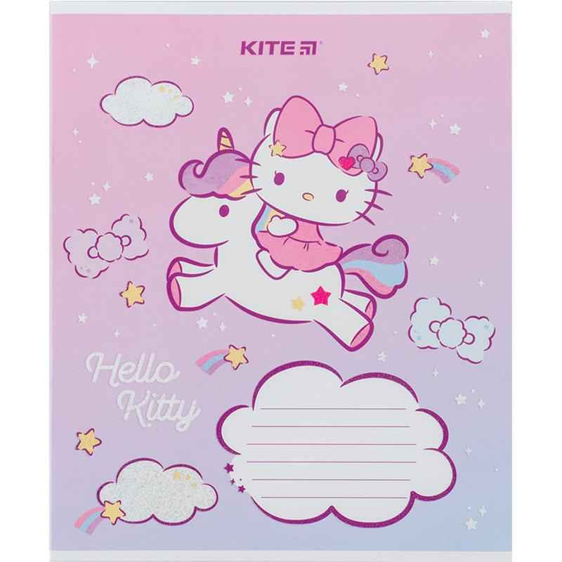 Тетрадь школьная Kite Hello Kitty HK24-235-1, 12 листов, в косую линию