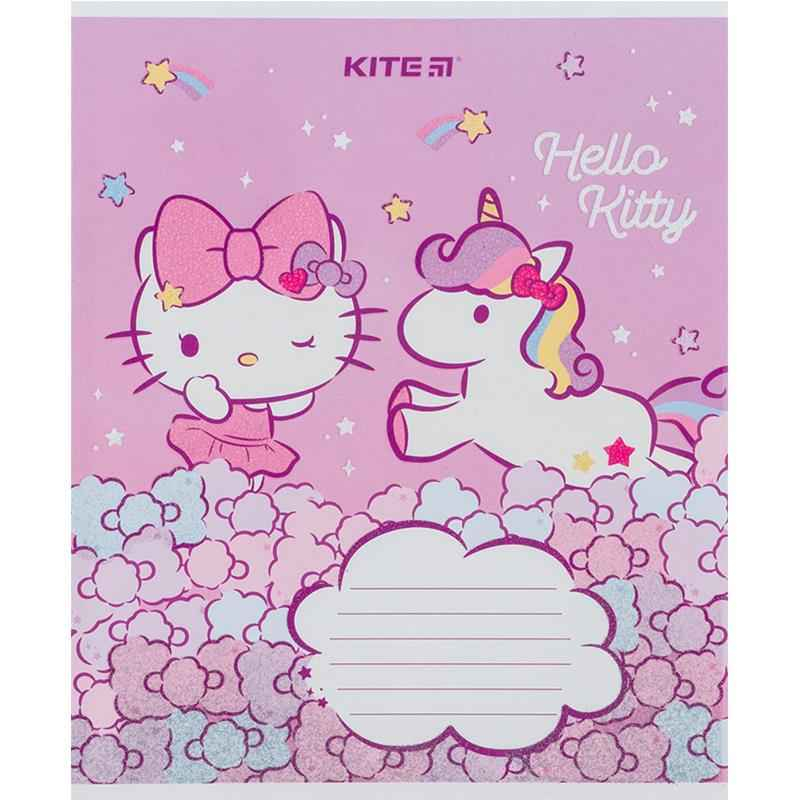 Тетрадь школьная Kite Hello Kitty HK24-235-1, 12 листов, в косую линию