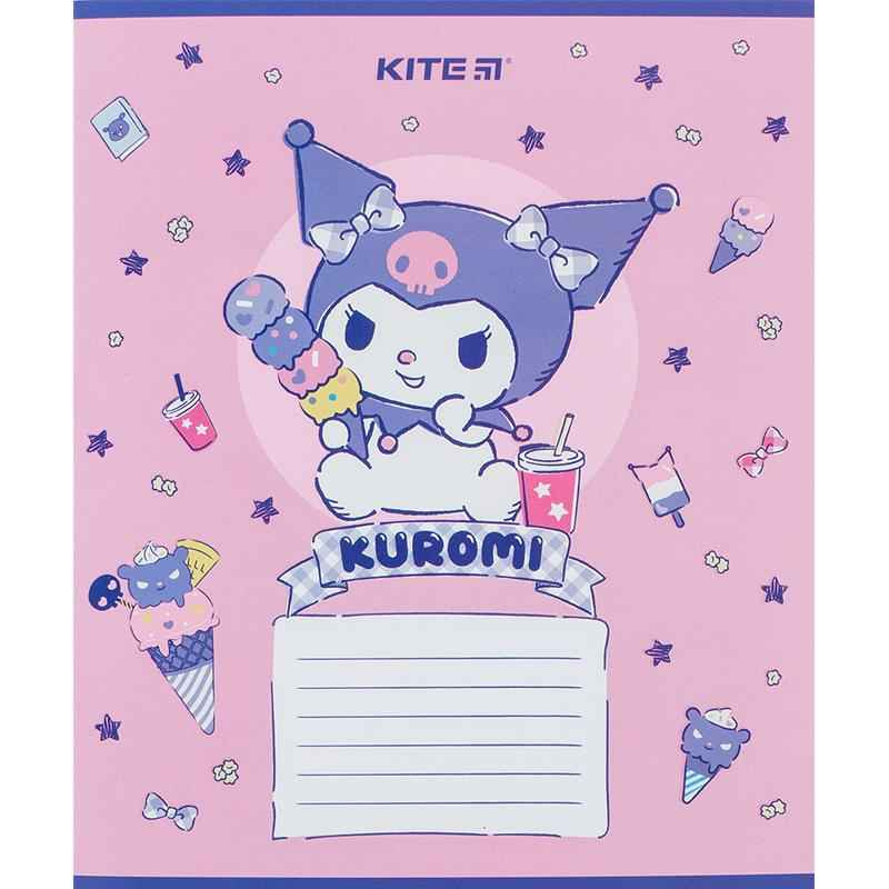Зошит шкільний Kite Kuromi HK24-235-2, 12 аркушів, коса лінія