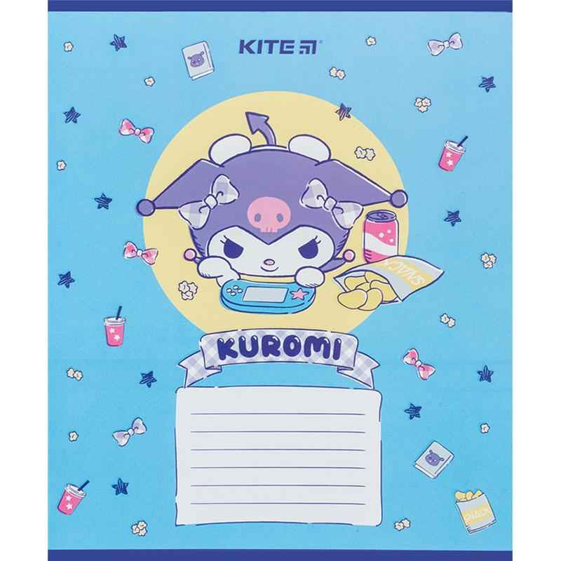 Зошит шкільний Kite Kuromi HK24-235-2, 12 аркушів, коса лінія