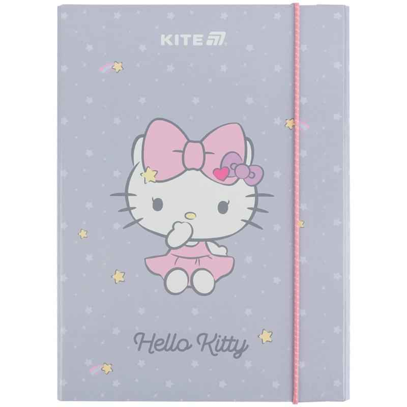 Папка для зошитів на гумці Kite Hello Kitty HK25-210-1, картон