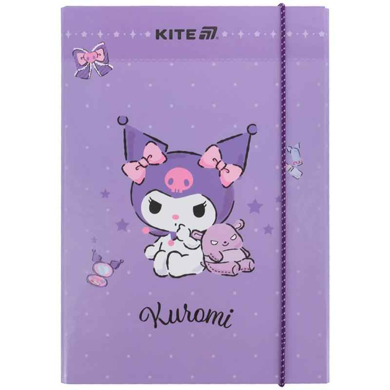 Папка для тетрадей на резинке Kite Kuromi HK25-210-2, картон