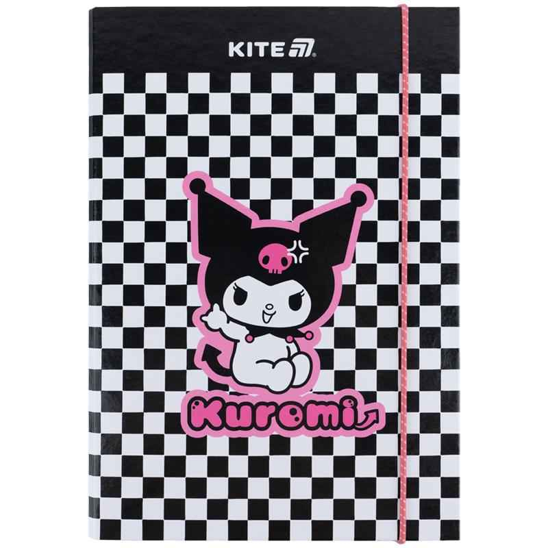 Папка для тетрадей на резинке Kite Kuromi HK25-210-3, картон