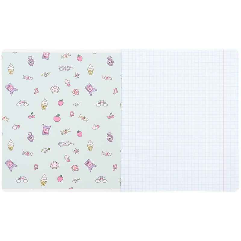 Тетрадь школьная Kite Kuromi HK25-232-4, 12 листов, клетка