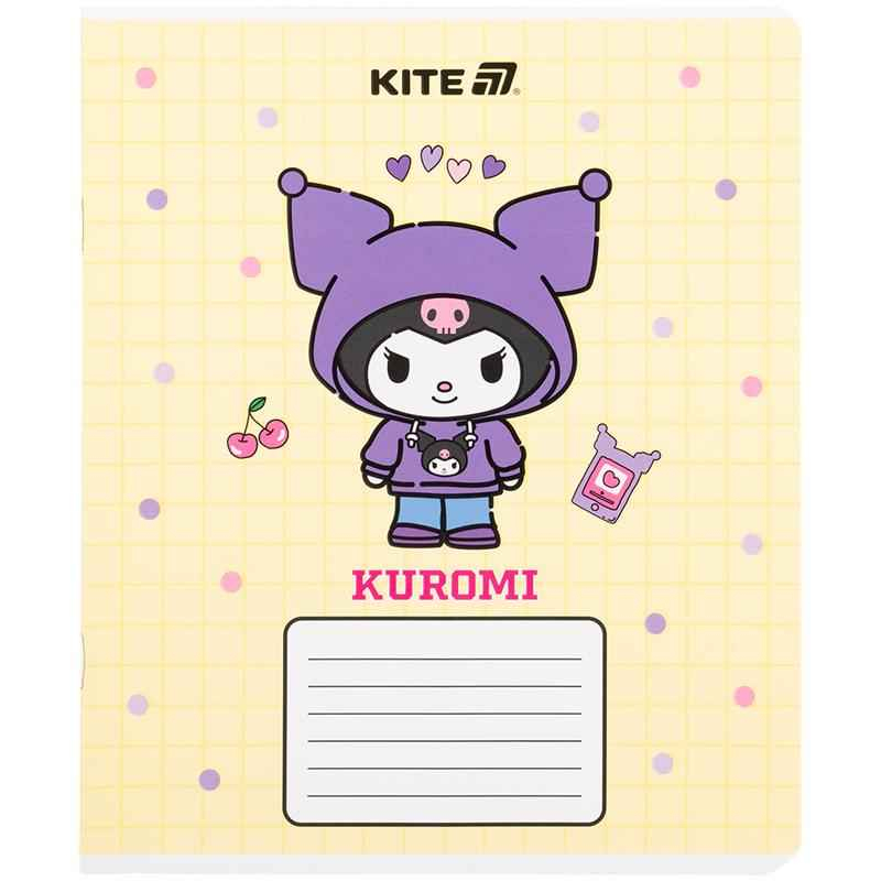 Тетрадь школьная Kite Kuromi HK25-232-4, 12 листов, клетка