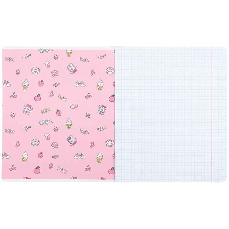 Тетрадь школьная Kite Kuromi HK25-232-4, 12 листов, клетка