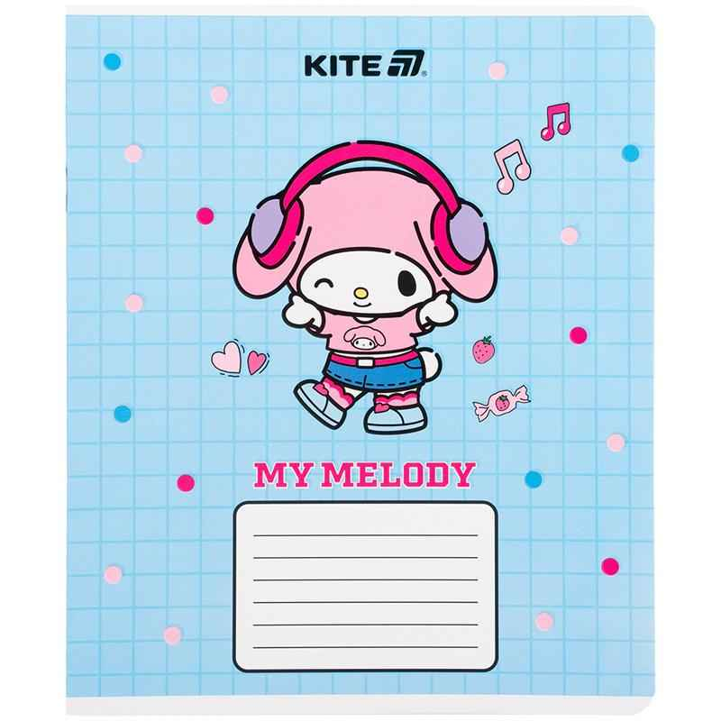 Тетрадь школьная Kite Kuromi HK25-232-4, 12 листов, клетка