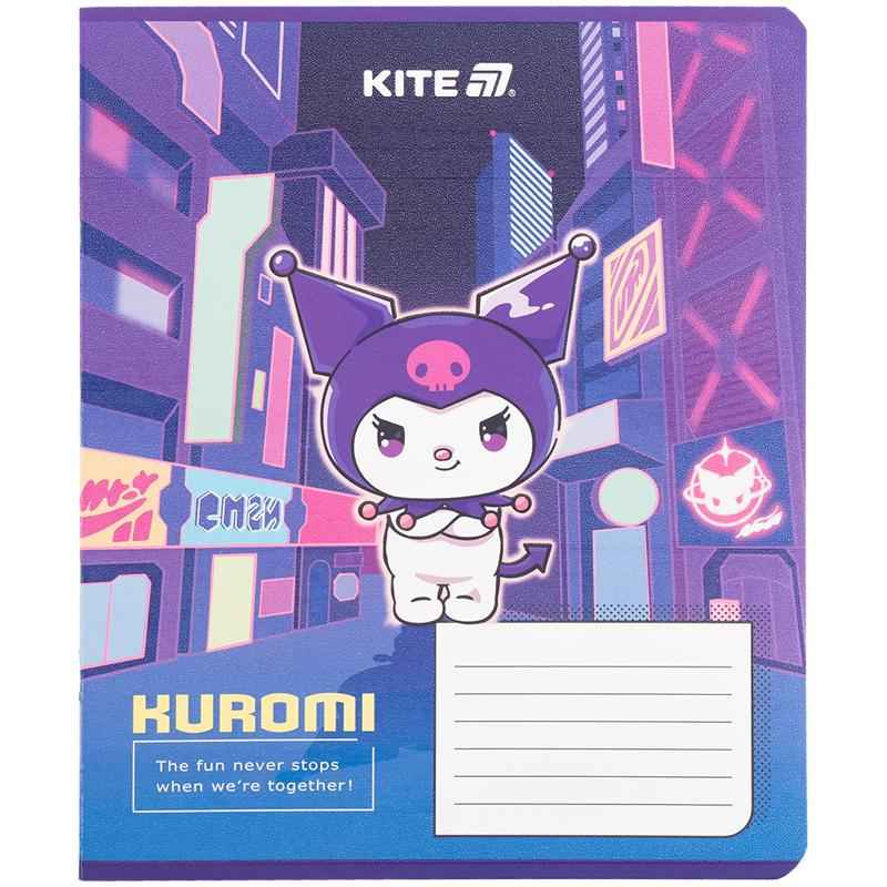 Зошит шкільний Kite Kuromi HK25-236-1, 18 аркушів, клітинка