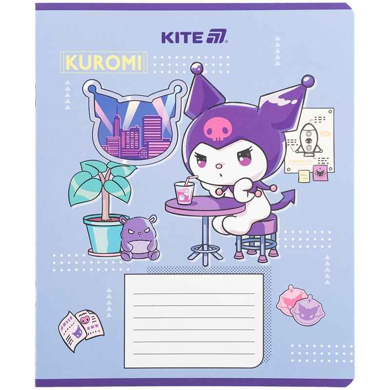 Зошит шкільний Kite Kuromi HK25-236-1, 18 аркушів, клітинка