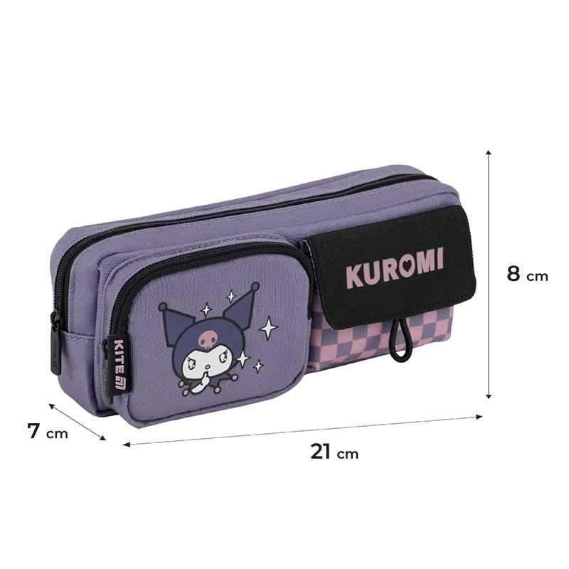 Пенал шкільний Kite Kuromi HK25-2701-1