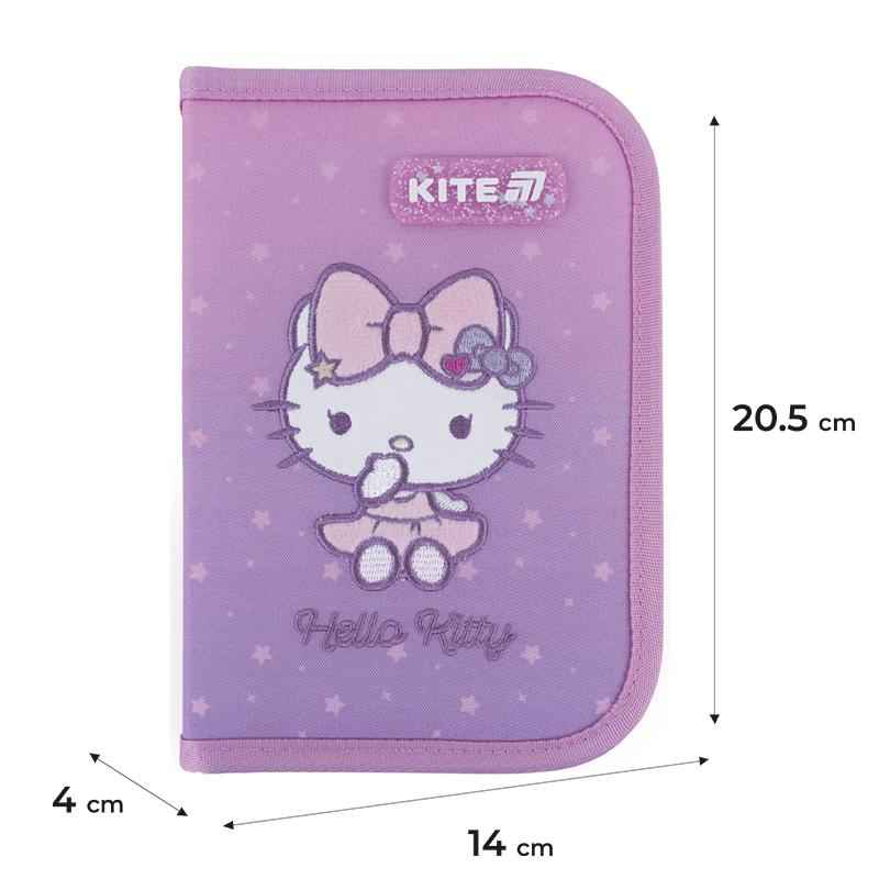 Пенал школьный Kite Hello Kitty HK25-621 без наполнения,1 отделение, 1 отворот