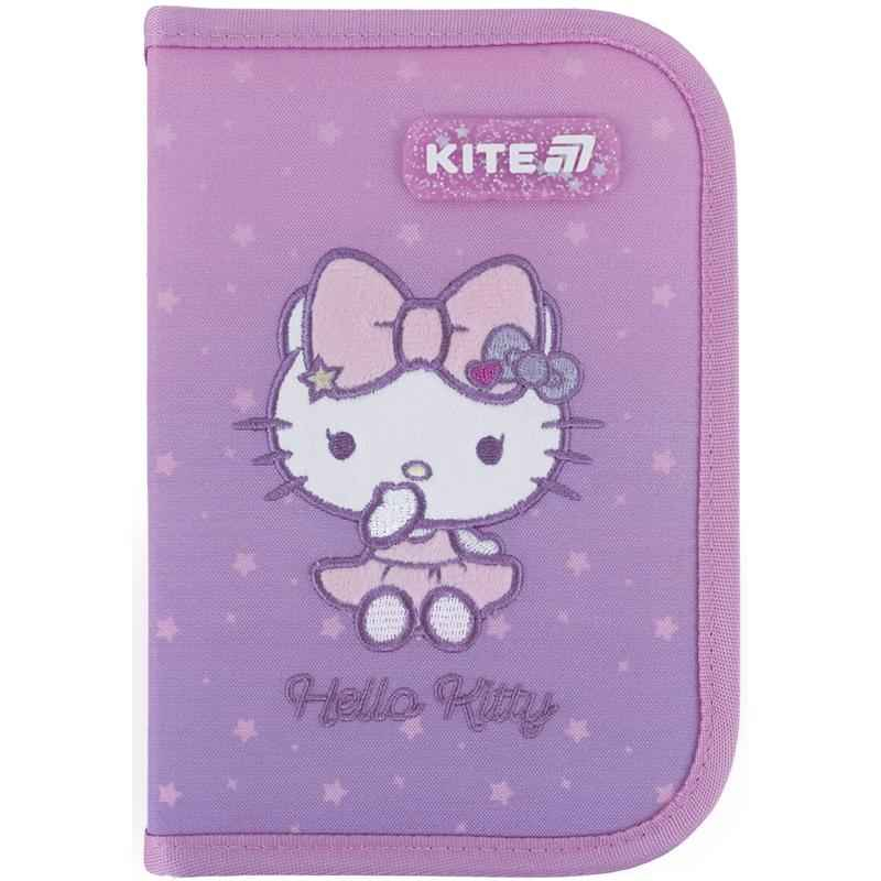 Пенал школьный Kite Hello Kitty HK25-621 без наполнения,1 отделение, 1 отворот