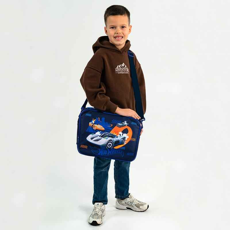 Шкільна текстильна сумка Kite Hot Wheels HW25-589