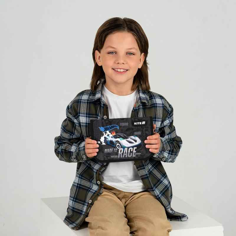 Пенал школьный Kite Hot Wheels HW25-621 без наполнения,1 отделение, 1 отворот