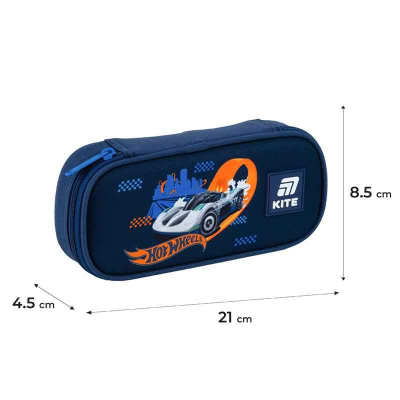 Пенал школьный Kite Hot Wheels HW25-662-2