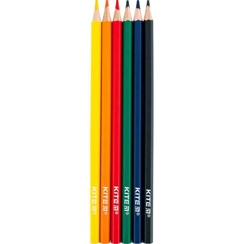 Олівці кольорові Kite Classic K-050, 6 шт.