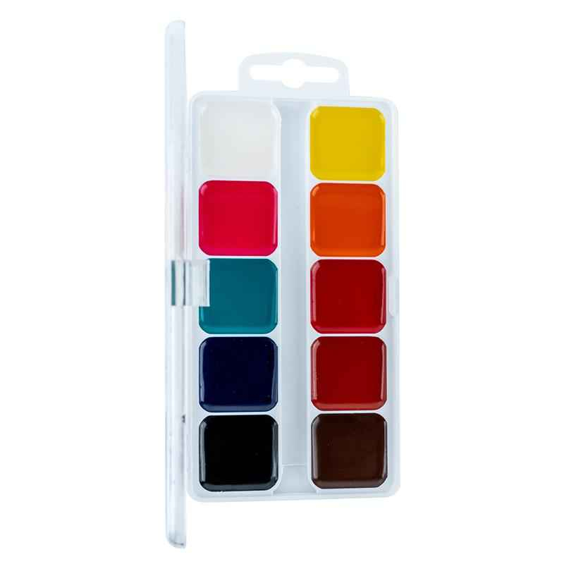 Фарби акварельні Kite Classic K-060, 10 кольорів