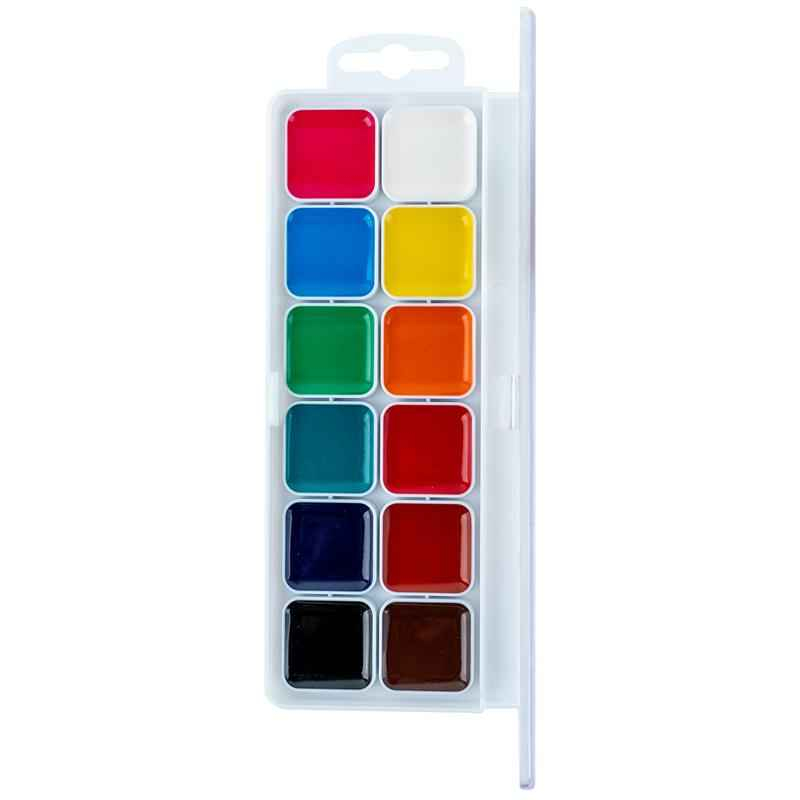Фарби акварельні Kite Classic K-061, 12 кольорів