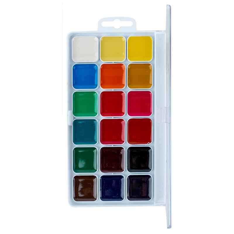 Фарби акварельні Kite Classic K-066, 18 кольорів