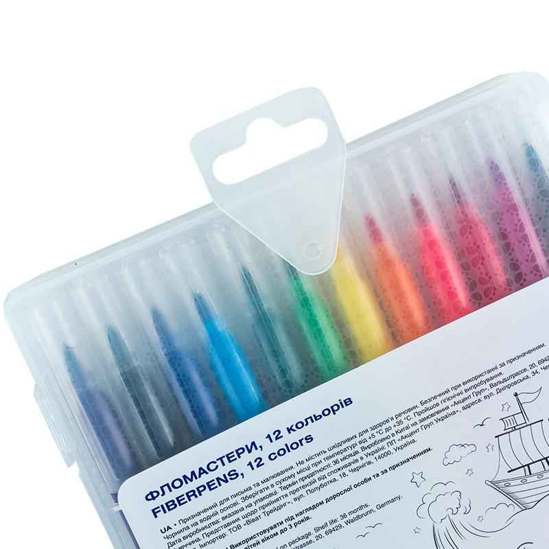 Фломастери-пензлики Kite Creative K-1150, 12 кольорів