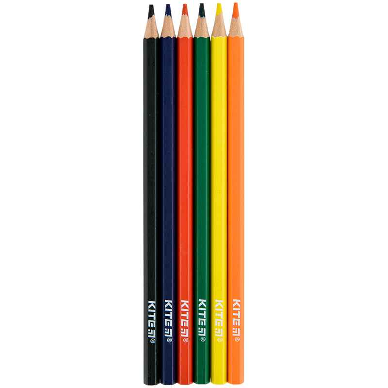 Олівці кольорові Kite Fantasy K22-050-2, 6 кольорів
