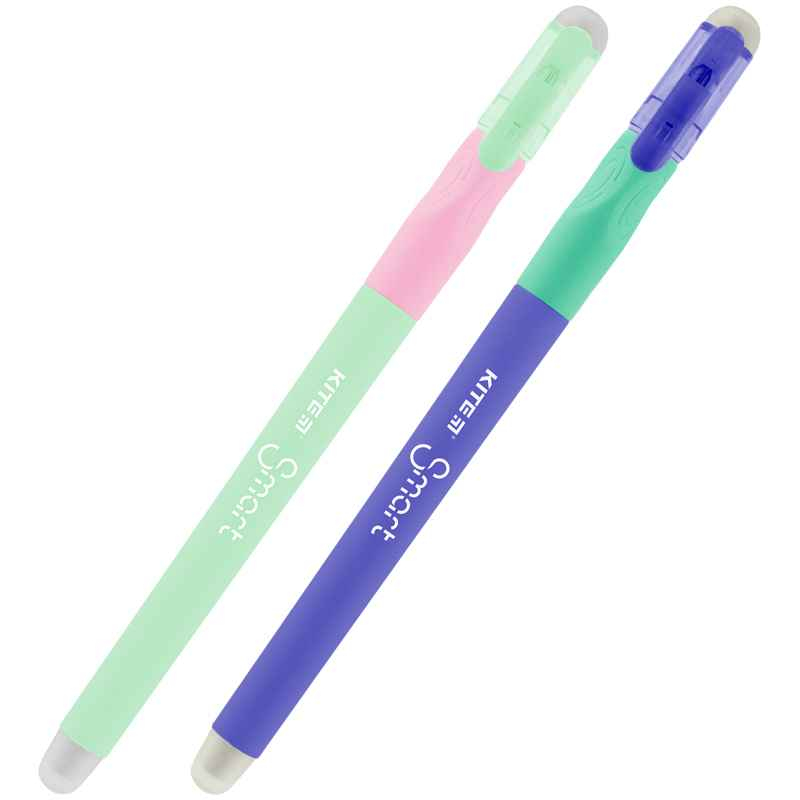 Ручка гелева "пиши-стирай" Kite Smart K23-098-2, синя
