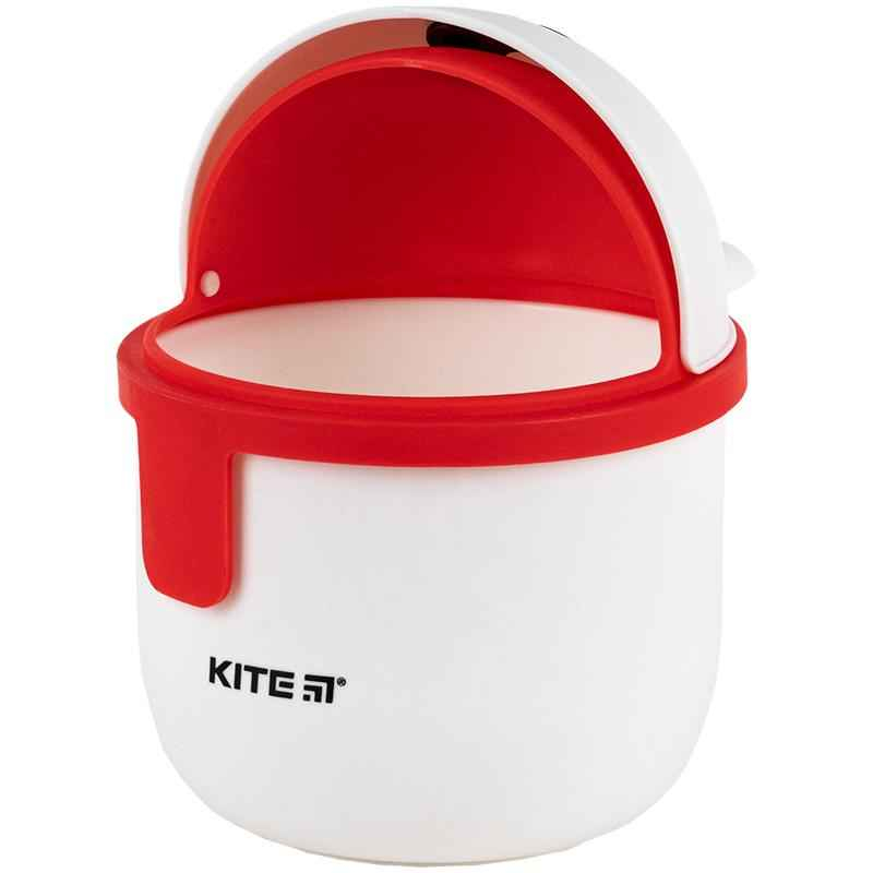 Настольный контейнер для мусора Kite K24-009-2, белый