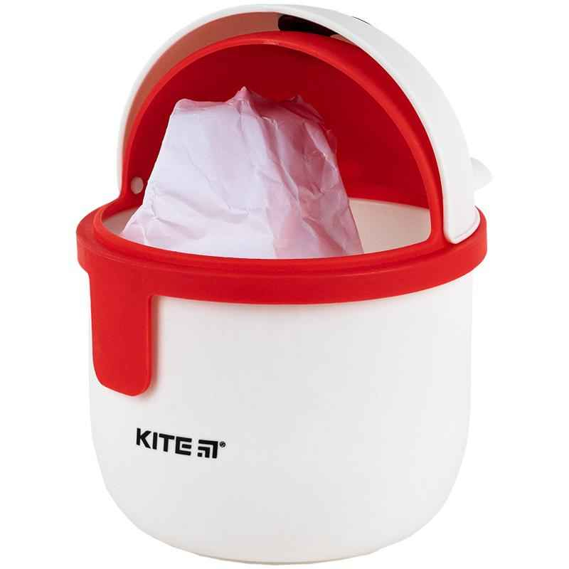 Настольный контейнер для мусора Kite K24-009-2, белый